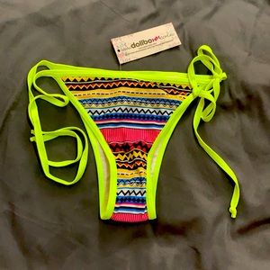 Women string bikini bottoms